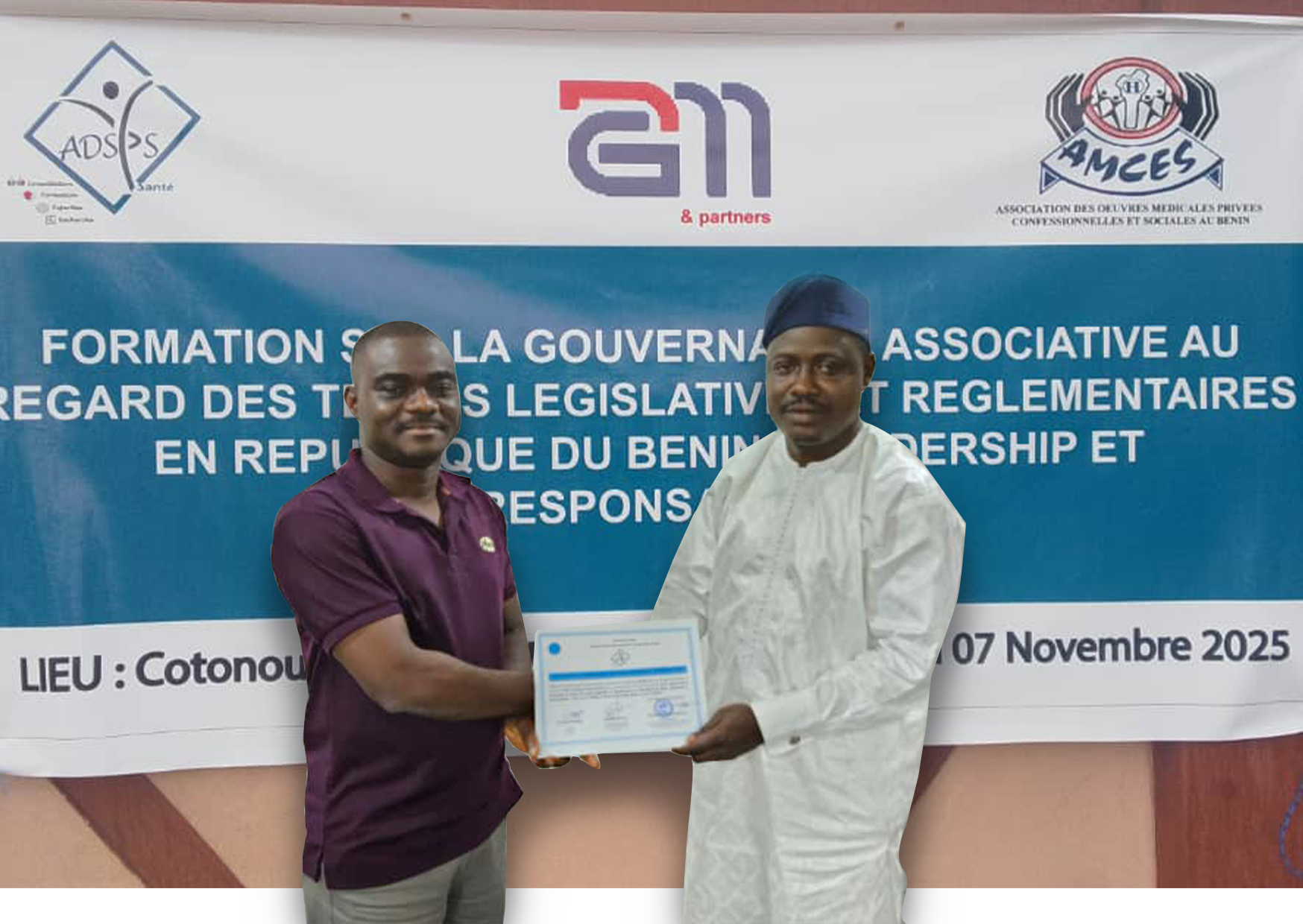 PARTICIPATION A UNE FORMATION SUR LE LEADERSHIP DU PRESIDENT DE LA FONDATION DIVINE MISERICORDE